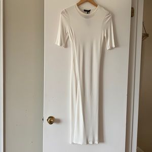 Calvin Klein short sleeve long dress
